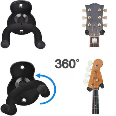Guitar Hook Wall Hanger Wooden Guitar Ukri Hanger Hulusi Erhu Wall Hanger Metal Hook Guitars Instrument Accessories Guitar Picks