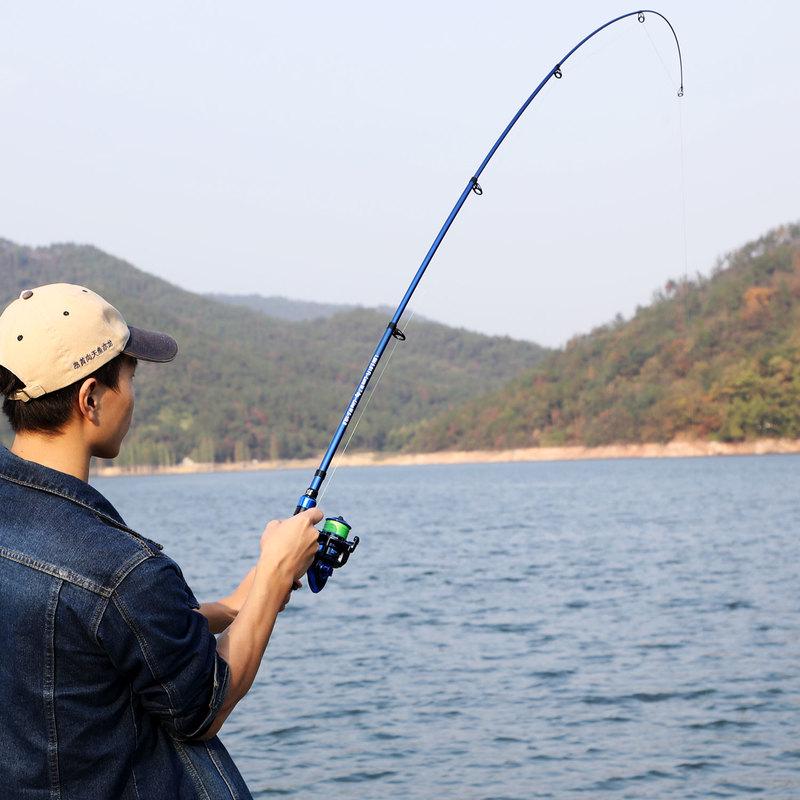 SOUGAYILANG Teleskopický naviják na rybářský prut Combo Fibber Rybářský prut Gear Sea Outdoor pro Vara De Pesca