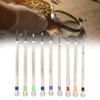 9pcs Spare Heads Precision Screwdriver Kit Round Base Flat Slotted Screwdriver  Professional Repair