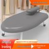 Planche à repasser pliante compacte avec tapis pour fer et support