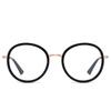 0 -0.5 -0.75 To -6.0 Round Myopia Glasses With Prescription 1.56 Aspheric Blue Blocking Light Student Computer Optical Spectacles