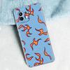 Phone Case For Xiaomi Mi 15 14 13 12 11 Lite 15T 13T 12T Pro Poco X7 X6 X5 Pro 5G X3 NFC F7 F6 F5 Clear Cover Flame Pattern