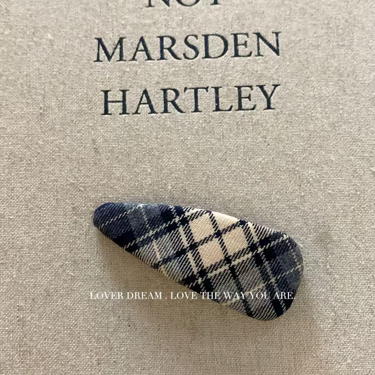 

Korean Khaki Plaid BB Hair Clip - Sweet Retro Side & Bangs Accessory