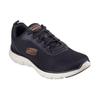 Skechers Flex Advantage 4.0 Fabric Mesh Sports Comfortable Versatile Wear Resistant Shock Absorption Low Top Casual Shoes Men sneakers 232822-BKOR