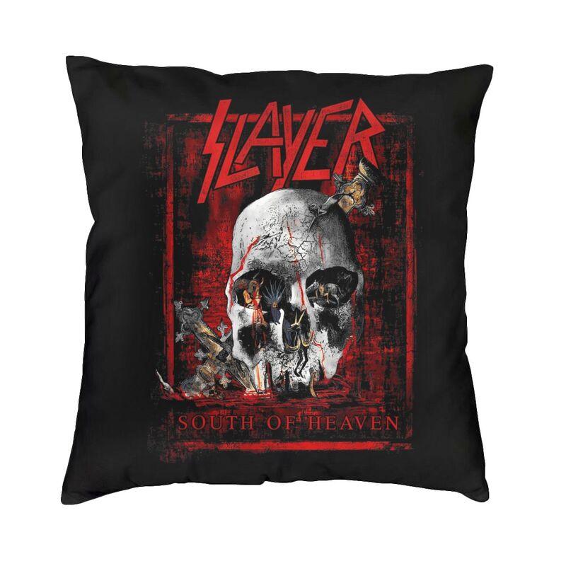 Modern Heavy Metal Rock Band Slayers Cushion Cover Velvet Pillow Case Living Room Decoration Pillowcase