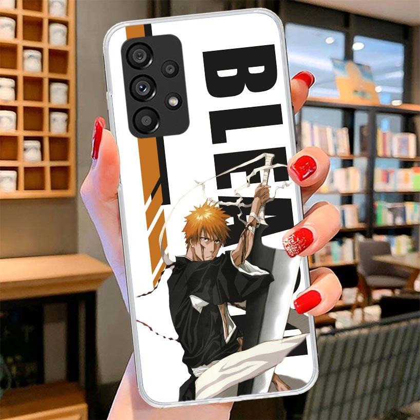 Anime Bleach Ichigo Kenpachi Phone Case For Samsung Galaxy A17 A37 A57 A16 A26 A36 A56 A15 A25 A35 A55 A14 A24 A34 A54 A13 A23 A