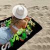 Plant-Vs -Zombie Beach Towel Cartoon Cute Summer Kids Large Bath Pool Beach Towel Microfiber Absorbent for Swimming Travel