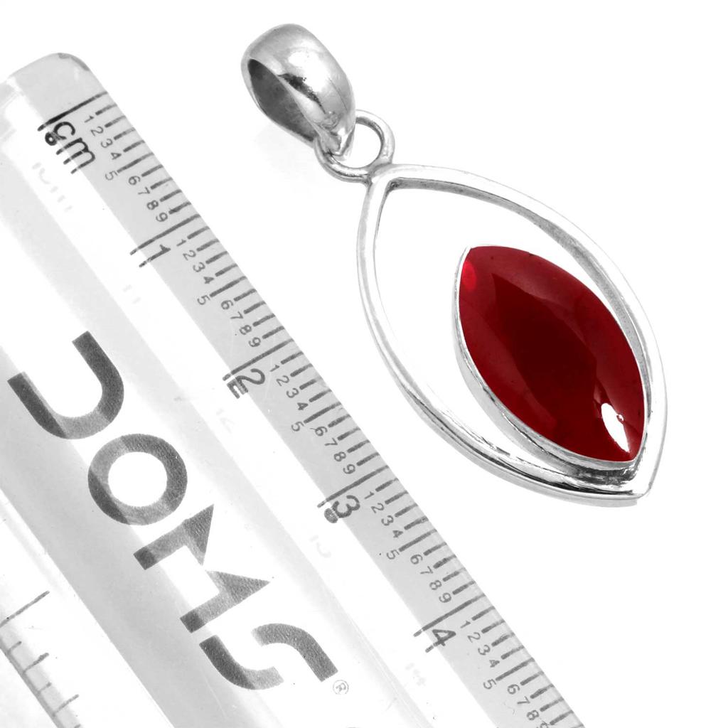 925 Sterling Silver Pendant Women Gemstone Handmade Jewelry Birthday Gift Amber Amethyst Black Onyx Carnelian Garnet Quartz Green Onyx Gold Stone
