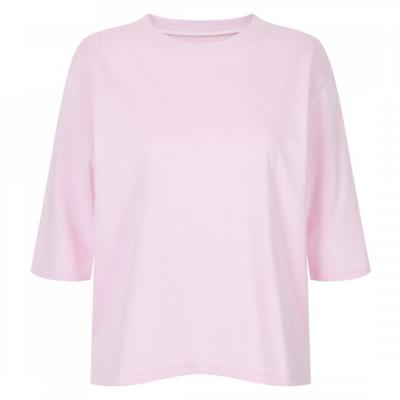 Shop   Women Loose FiT Basic T shirT Round Neck Pink Dai Wsh 20416