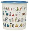 Skater Seal Luchtdichte Opbergbak Moomin 80ste Verjaardag One-Touch Container, Groot, 1000ml, Container, Editie, SOT10-A