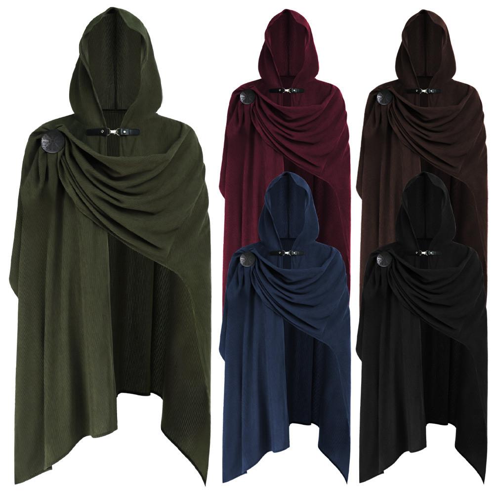 Cosplay Corduroy Cloak For Halloween Costume Theatre Stage Performances Unisex