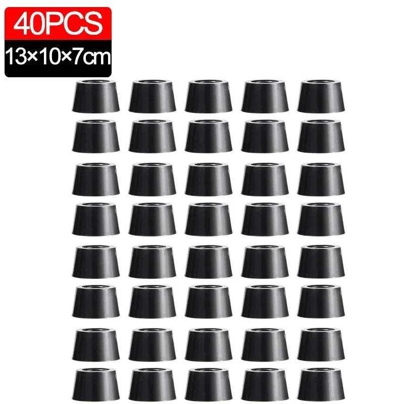 80/8Pcs Rubber Pads Floor Protectors Table Chair Furniture Leg Cover Speaker Cabinet Bottom Bumper Cutting Board Foot Cushion