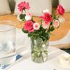 Blooming Flower Bucket Acrylic Vase for Fresh Flowers - Large French Design with Deep Water Capacity for Florists