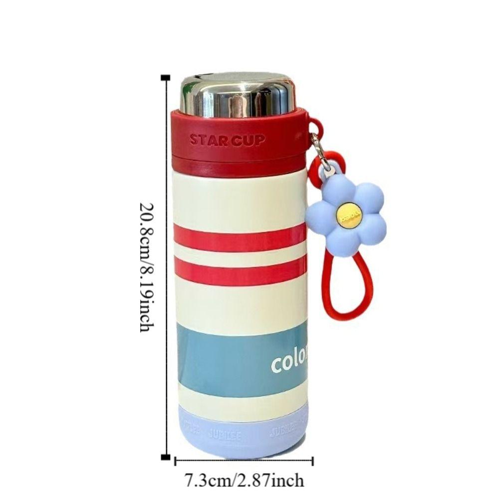 Elegant Stainless Steel Thermos Mug Delicate Thermos Cup Durable Vacuum Tea Cup  Outdoor