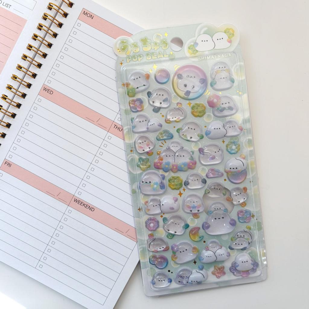 Shiny Crystal Decorative Stickers Featuring Cute Animal And Flower Designs Suitable For Phone Cases And Laptop Stickers