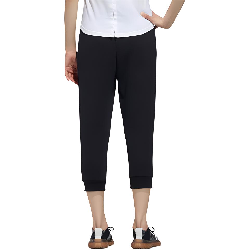 Adidas Knitted Sweatpants Women's Black Moderate Sweatpants DY8603