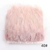 Feather Cloth Strip 10-15Cm Stage Performance Clothing Accessories Rooster Hair Cloth Edge Feather Strip