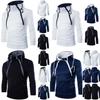 Pullover Mens New Hoodie Hooded Sweatshirt Zipper Casual Top Solid Jumper Hoody