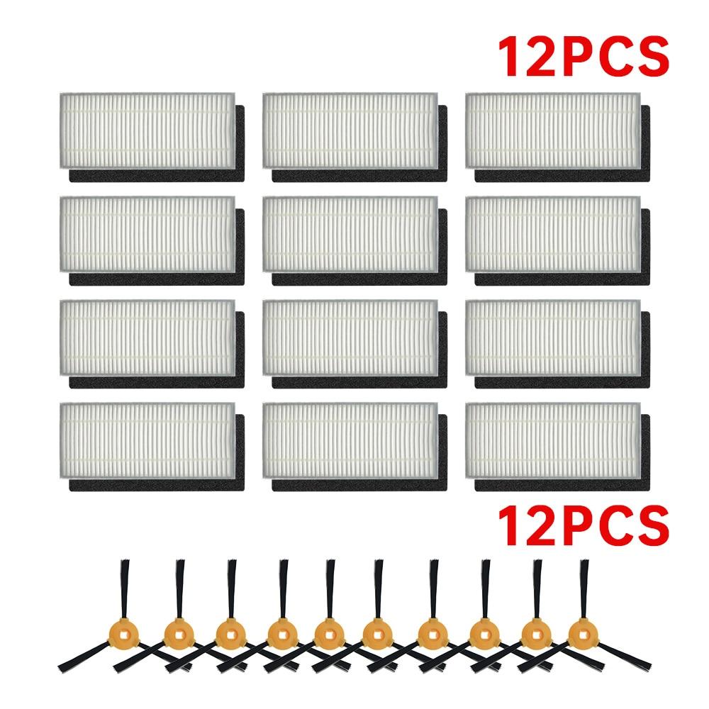 Ecovac deebot n79s N79 eufy robovac 11 11C temizlik aksesuarları için yüksek verimli filtre paspas bezi ana fırça