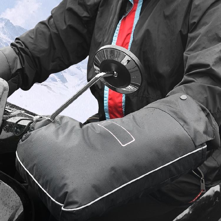 Motorrad Lenkerhandschuhe Muffs Winter Warm Lenkerhandschuhe Wasserdicht Winddicht