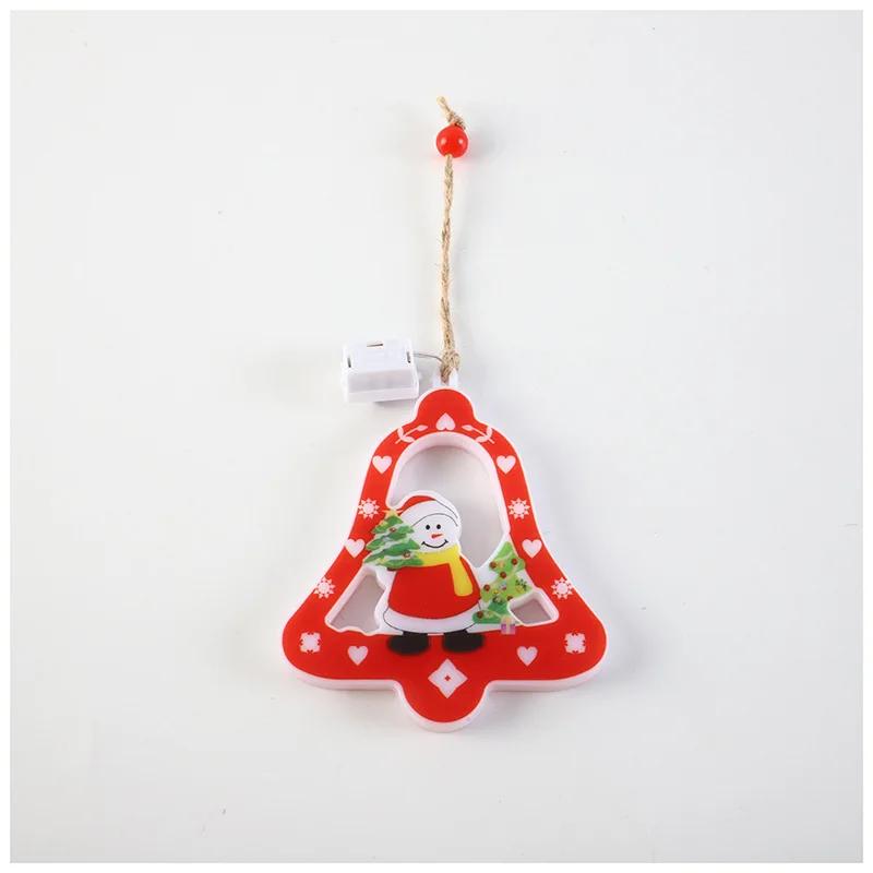 Christmas Tree Light String Window Lamp Hanging Ornament Santa Claus Decoration Lights Star Snowman Indoor Lights Tree Decor