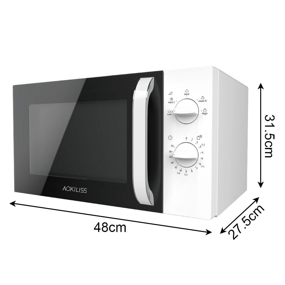 23L Household & Office Turntable Microwave Oven with Visible Heating