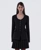 Mau Soleum Emma Round Neck Jacket - Black