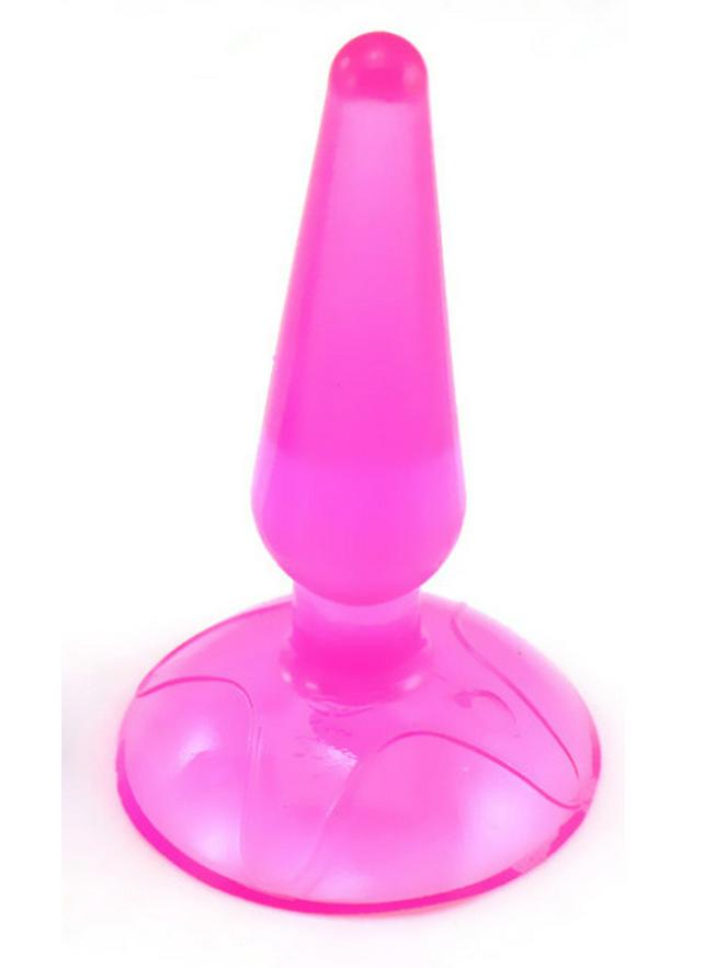 Unisex Silicone Suction Cup Anal Plug Dilator - Long Wear Adult Sex Toy