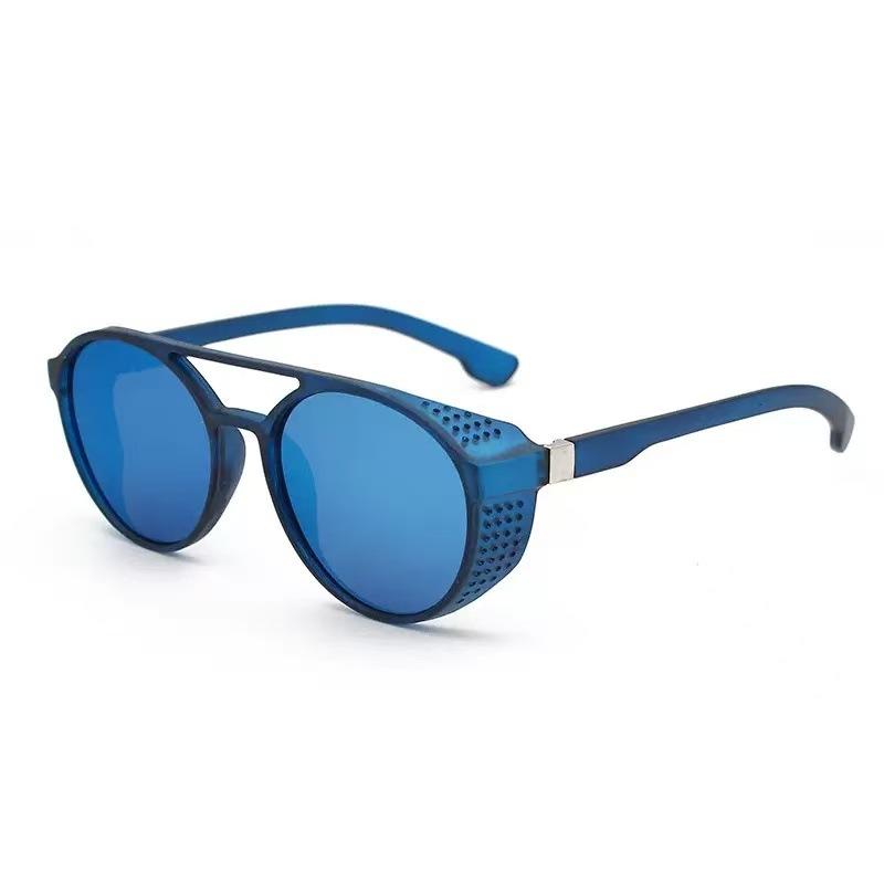 

Steampunk Round Frame Sunglasses for Men Women New Trend UV400 Protection Vintage Glasses Cycling Running Outdoor Eyewear
