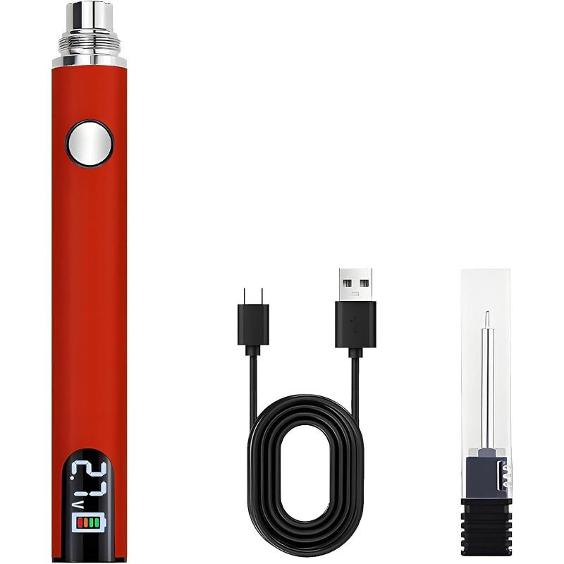 1SET USB portable electric soldering iron, soldering pen, manual braided rope, digital display, three-speed adjustable voltage