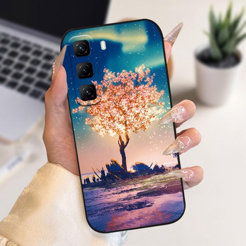 For Infinix Hot60 Pro X6885 4G Phone Case Stylish Animals Pattern Soft Silicon TPU Back Cover For Infinix Hot 60 Pro 60Pro Funda