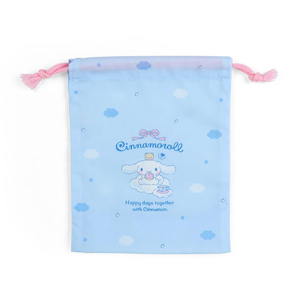 Sanrio Cinnamoroll Drawstring Bag with Gusset 254452 (S) синий