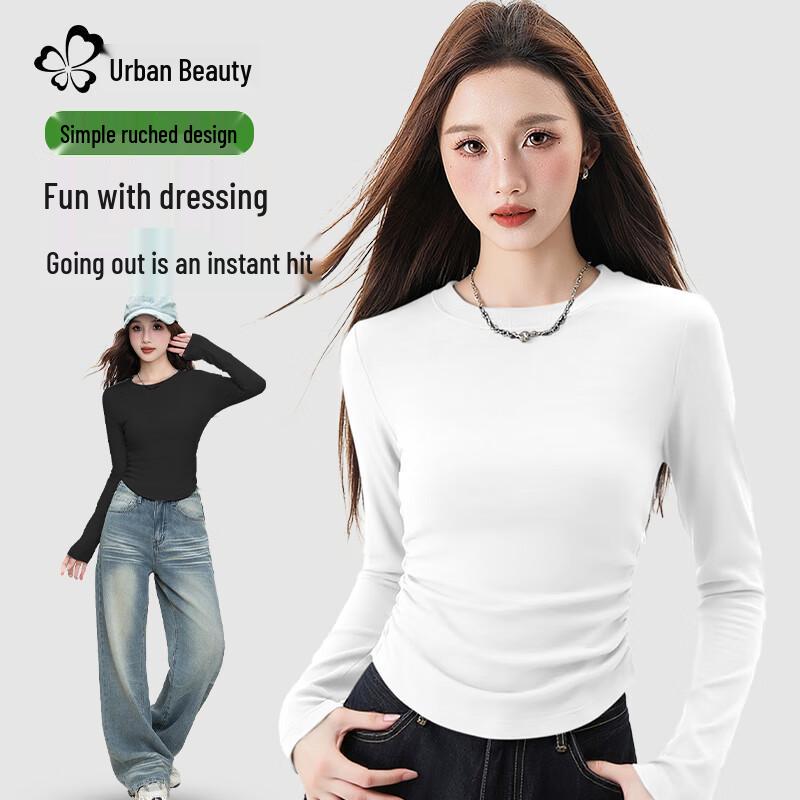 

Urban Beauty Women s Slim-Fit Long-Sleeve Baselayer T-Shirt L