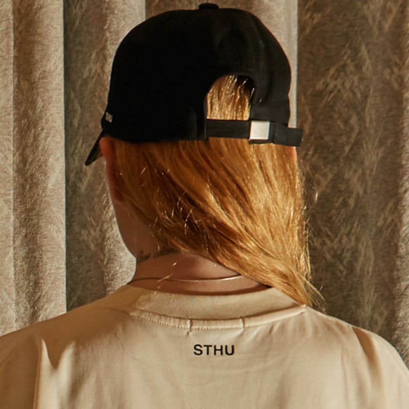 STHU Black `NYC` Embroidery Cap