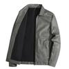 Special for spring and autumn new men's leather jacket American lapel pu large size high street locomotive style leather jacket