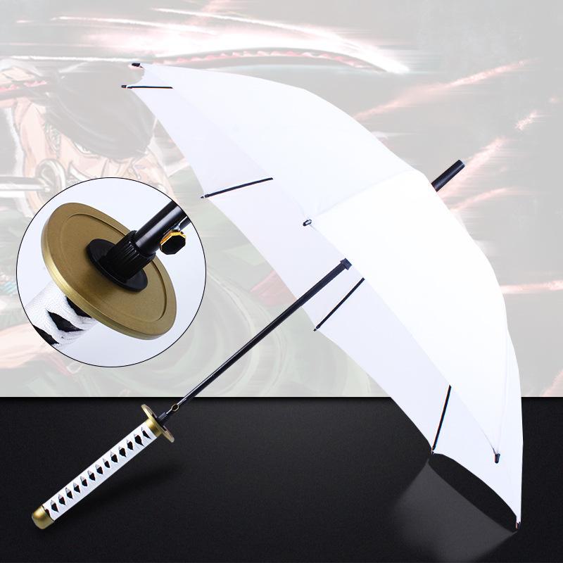 Anime Samurai Schwert Schirm - Kreativer Sonnenschirm mit langem Griff