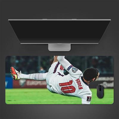 Phil Foden Mouse Pad, Large Gaming Desk Mat, Non-slip XXL Mousepad for Laptop & Tablet, Mini PC Playmat with Stitched Edges