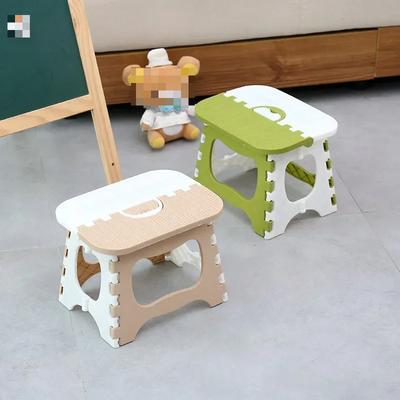 Kinder-Klappstuhl aus Kunststoff für Outdoor-Aktivitäten, tragbarer Babystuhl, dick, für Zuhause, platzsparend, leicht, Angelstuhl