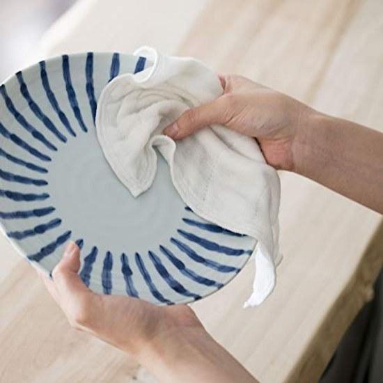 Mosquito net cloth 6-piece set dish white plain fabric 8 layers value pack