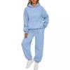 Wholesale European, American Autumn and Winter Women's Two-piece Casual Hoodie Loose Casual Trousers Sports