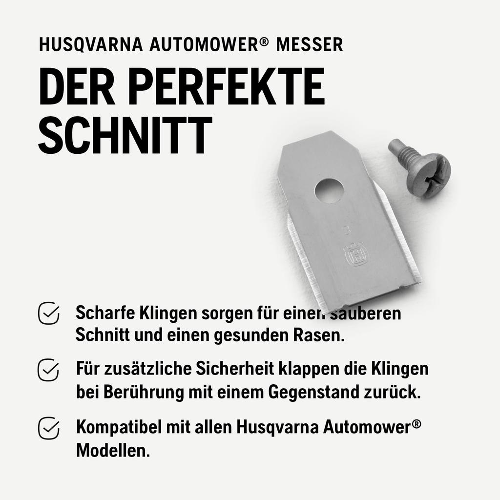 Husqvarna Zenoah Replacement Blades for Husqvarna Automower (9 blades) 577864603