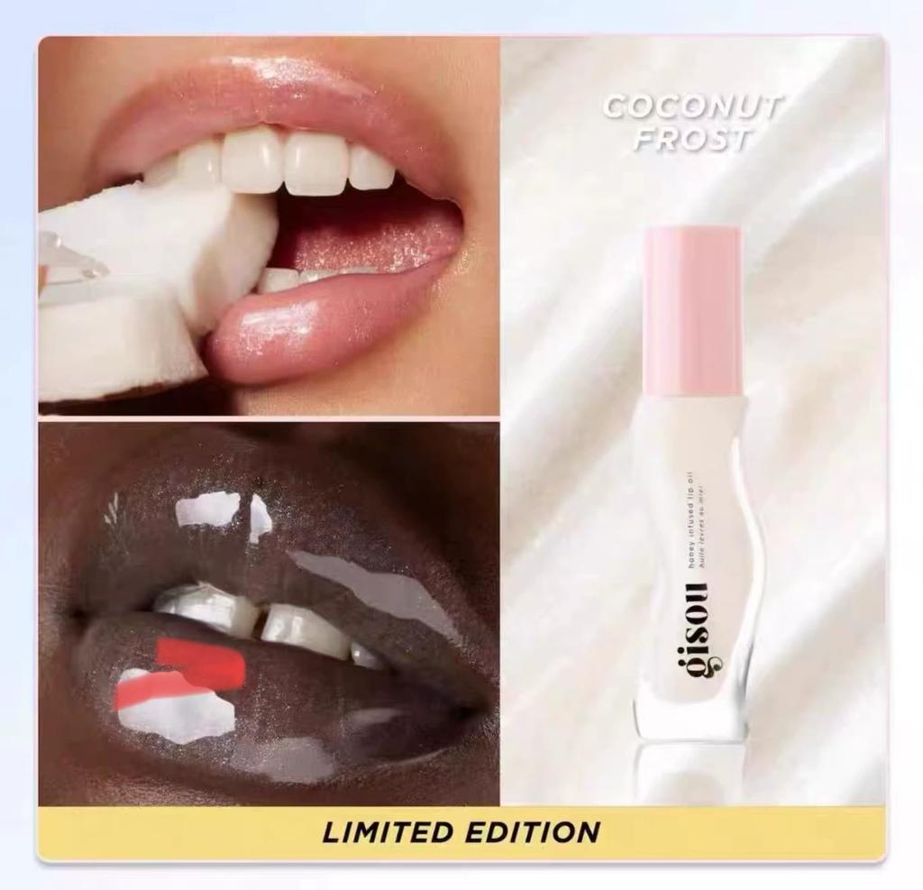 Gisouhoney Plumping Lip Oil Peach Lip Gloss in Stock Lip Oil Watermelon Lip Gloss Moisturizing Cherry Mango Moisturizing
