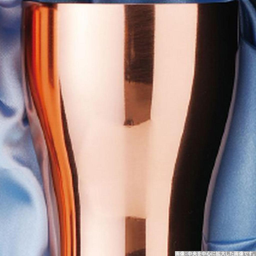 Sake Cup Pure Made in Japan J-kitchens-SimpleBag Set, Copper, 2-Piece Set, 440ml,
