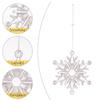6pcs/set Simulation Christmas Icicle Pendant Transparent Xmas Tree Hanging Ornaments  Christmas