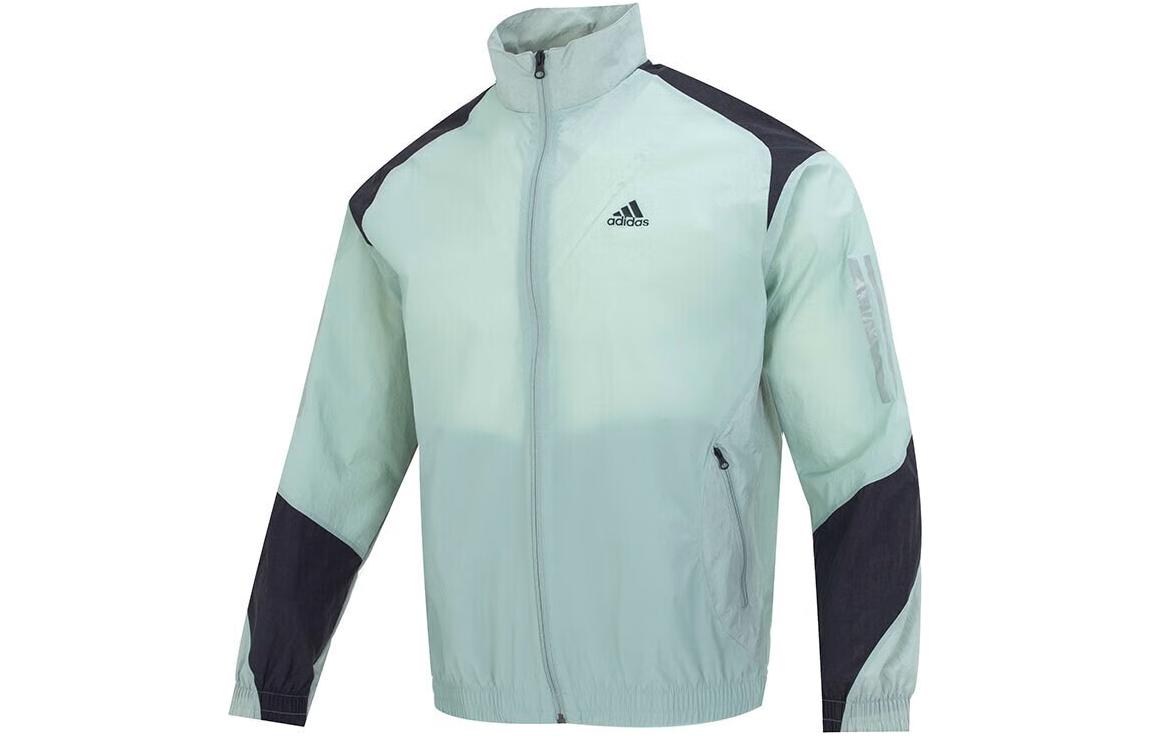 Adidas Jackets Men s Green Stand Collar Moderate Other IA6965 L