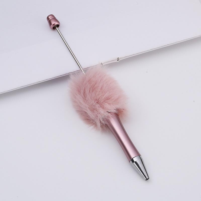 10Pcs Newest Colour Creative  Plush Ballpoint Pen Ballpoint Pen  DIY Ballpoint Pen Gift for Student Office Supplies