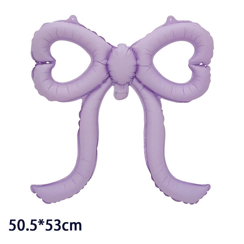 4PC Colorful Cut-Out Bows Balloons Large Pink Bow Party Decorations for Baby Shower Bridal Engagement Wedding Decorat Balloons