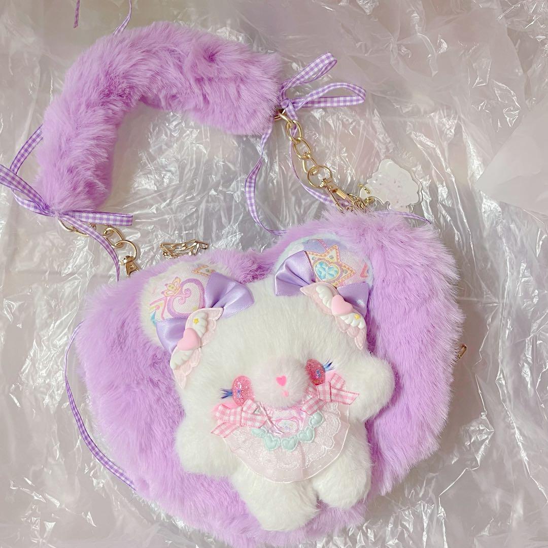 

[USED] lilyribbon Artist Teddy Bear Handmade Plush Pouch Bear