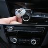 Luftkonditioneringsratt Ljudvolymkontrollknapp Cirkeldekoration Trimringskydd För B+W 1 2 3 3GT 4-serien X1(Med AUTO-knapp)