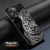 Super fashion Leopard pattern Phone Case For iPhone 17 16 15 14 13 12 11 Plus Pro Max  High-end Luxury Magsafe Sheepskin